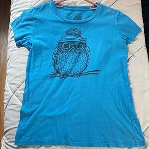 Burton Blue Owl Graphic Tee Women’s Medium